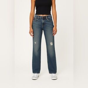 Prototype Y2K Vintage Distressed Wide-Leg Jeans – Size 14